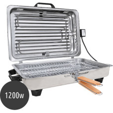 ROLLER Ψηστιέρα Inox Ορθογώνια 1200w ΓΙΓΑΣ (20107) Ψηστιέρες-Γκριλιέρες Inox