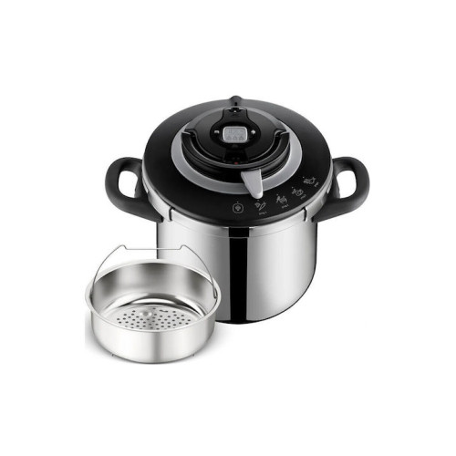 TEFAL Clipso+ Chef 10L (P4551531) Χύτρα Ταχύτητας Inox με 4 Προγράμματα & One-Hand Lid TEFAL Clipso+ Chef 10L (P4551531) Χύτρα Ταχύτητας Inox με 4 Προγράμματα & One-Hand Lid