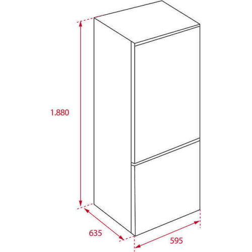 TEKA NFL 342 (F.484.WH) Ψυγειοκαταψύκτης Full No Frost 302L 188cm White TEKA NFL 342 (F.484.WH) Ψυγειοκαταψύκτης Full No Frost 302L 188cm White
