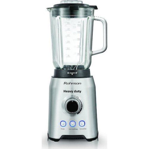 ROHNSON R-583 Heavy Duty Inox Μπλέντερ 1400W με Γυάλινη Κανάτα 1.5L ROHNSON R-583 Heavy Duty Inox Μπλέντερ 1400W με Γυάλινη Κανάτα 1.5L