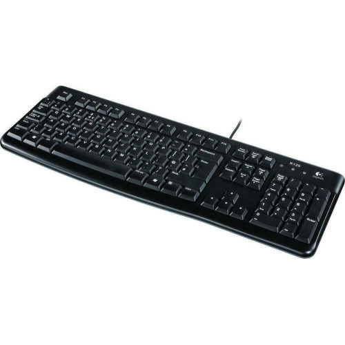 LOGITECH K120 USB Πληκτρολόγιο Full Size Black LOGITECH K120 USB Πληκτρολόγιο Full Size Black