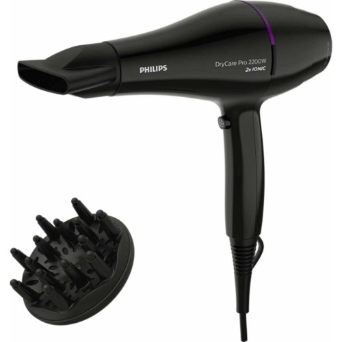 PHILIPS BHD274/00 DryCare Pro Ionic Σεσουάρ Μαλλιών 2200W Black PHILIPS BHD274/00 DryCare Pro Ionic Σεσουάρ Μαλλιών 2200W Black