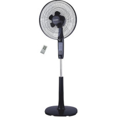 MORRIS MFS-16216 Ανεμιστήρας Δαπέδου 16” Black 60W με Τηλεχειριστήριο & Χρονοδιακόπτη 15h – 6 Ταχύτητες