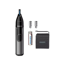 Philips NT3650/16 Nose Trimmer Series 3000 Κοπτική Μηχανή για Μύτη, Αυτιά & Φρύδια Silver/Black Philips NT3650/16 Nose Trimmer Series 3000 Κοπτική Μηχανή για Μύτη, Αυτιά & Φρύδια Silver/Black