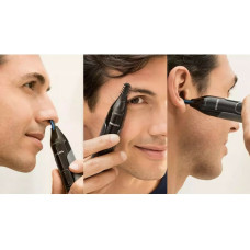 Philips NT3650/16 Nose Trimmer Series 3000 Κοπτική Μηχανή για Μύτη, Αυτιά & Φρύδια Silver/Black Philips NT3650/16 Nose Trimmer Series 3000 Κοπτική Μηχανή για Μύτη, Αυτιά & Φρύδια Silver/Black