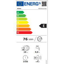 Midea MID45S120-ES Ημιεντοιχιζόμενο Πλυντήριο Πιάτων 45cm 10 Σερβίτσια Inox | AquaStop Midea MID45S120-ES Ημιεντοιχιζόμενο Πλυντήριο Πιάτων 45cm 10 Σερβίτσια Inox | AquaStop