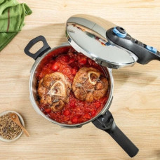 TEFAL Secure Trendy 6L P2580702 Χύτρα Ταχύτητας Inox | 5 Σημείων Ασφάλεια TEFAL Secure Trendy 6L P2580702 Χύτρα Ταχύτητας Inox | 5 Σημείων Ασφάλεια