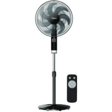 MIDEA MFS400R0APH Ανεμιστήρας Δαπέδου Black 50W | Με Τηλεχειριστήριο & Χρονοδιακόπτη