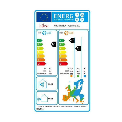 Fujitsu KΝ Series ASEH09KNCA/AOEH09KNCA (W-SET) Κλιματιστικό Τοίχου Fujitsu KΝ Series ASEH09KNCA/AOEH09KNCA (W-SET) Κλιματιστικό Τοίχου