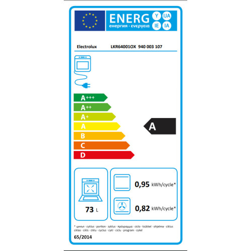 ELECTROLUX LKR64001OX Ηλεκτρικές κουζίνες ELECTROLUX LKR64001OX Ηλεκτρικές κουζίνες