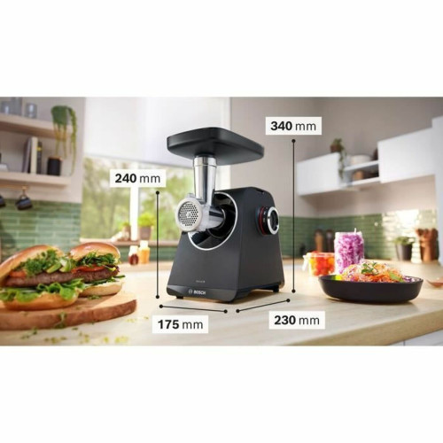 Bosch MFWS430B Κρεατομηχανή MultiPower Series 4 1900W Μαύρη Bosch MFWS430B Κρεατομηχανή MultiPower Series 4 1900W Μαύρη