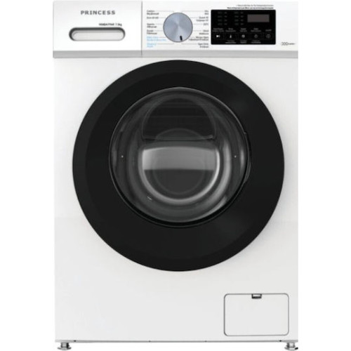 Princess WMBA7PAR Πλυντήριο Ρούχων 7kg 1200 Στροφών Inverter White/Black Princess WMBA7PAR Πλυντήριο Ρούχων 7kg 1200 Στροφών Inverter White/Black