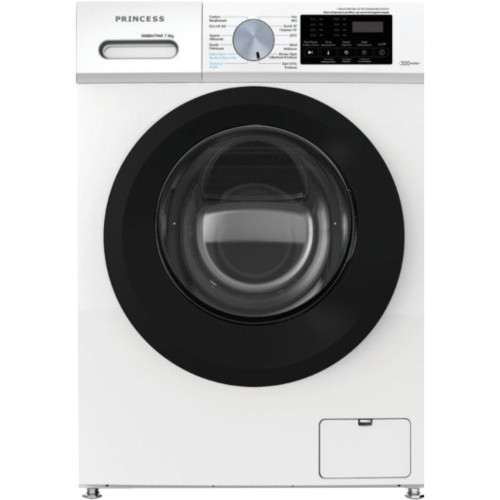 Princess WMBA7PAR Πλυντήριο Ρούχων 7kg 1200 Στροφών Inverter White/Black Princess WMBA7PAR Πλυντήριο Ρούχων 7kg 1200 Στροφών Inverter White/Black