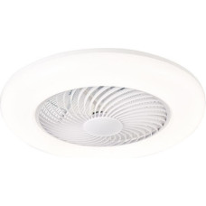EUROLAMP 300-25075 Ανεμιστήρας Πλαφονιέρα Οροφής Φ55 με LED Φως 50W, DC Μοτέρ 15W & Τηλεχειριστήριο Λευκός