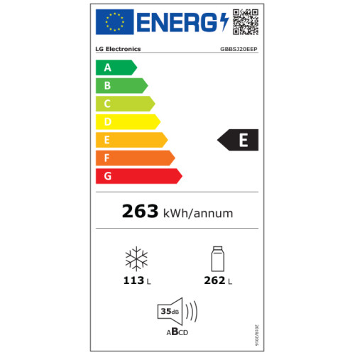 LG GBBSJ20EEP Ψυγειοκαταψύκτης LG GBBSJ20EEP Ψυγειοκαταψύκτης