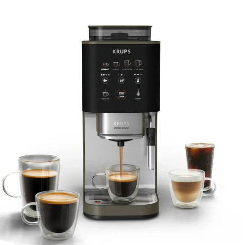 KRUPS SA403BE0 Crush Experience Αυτόματη Μηχανή Espresso 1370W Black KRUPS SA403BE0 Crush Experience Αυτόματη Μηχανή Espresso 1370W Black