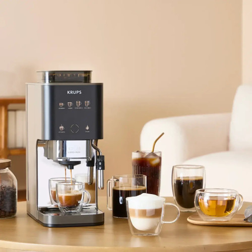 KRUPS SA403BE0 Crush Experience Αυτόματη Μηχανή Espresso 1370W Black KRUPS SA403BE0 Crush Experience Αυτόματη Μηχανή Espresso 1370W Black