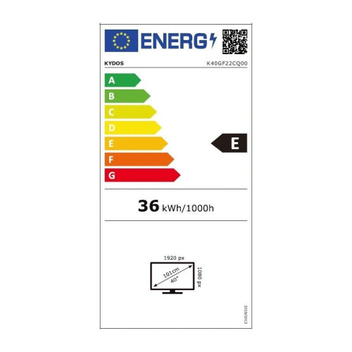 KYDOS K40GF22CQ00 40" QLED Full HD Google TV Smart Τηλεόραση με WiFi & Bluetooth KYDOS K40GF22CQ00 40" QLED Full HD Google TV Smart Τηλεόραση με WiFi & Bluetooth