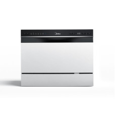 Midea MDWTT0602MW-W Mini Πλυντήριο Πιάτων Λευκό 6 Σερβίτσια 7 Προγράμματα