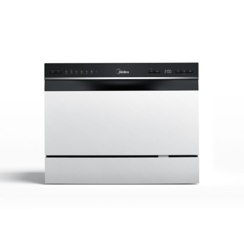 Midea MDWTT0602MW-W Mini Πλυντήριο Πιάτων Λευκό 6 Σερβίτσια 7 Προγράμματα Midea MDWTT0602MW-W Mini Πλυντήριο Πιάτων Λευκό 6 Σερβίτσια 7 Προγράμματα