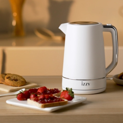 IZZY IZ-3028 Bianca Βραστήρας Νερού 1.7Lt 2200W Λευκός με Αποσπώμενη Βάση 360° IZZY IZ-3028 Bianca Βραστήρας Νερού 1.7Lt 2200W Λευκός με Αποσπώμενη Βάση 360°