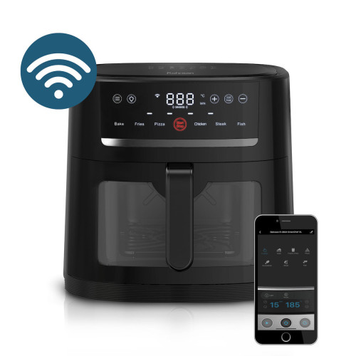 Rohnson R-2834 SmartChef XL Wi-Fi Φριτέζα Αέρος 8L 1800W Μαύρη Rohnson R-2834 SmartChef XL Wi-Fi Φριτέζα Αέρος 8L 1800W Μαύρη