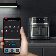 Rohnson R-2834 SmartChef XL Wi-Fi Φριτέζα Αέρος 8L 1800W Μαύρη Rohnson R-2834 SmartChef XL Wi-Fi Φριτέζα Αέρος 8L 1800W Μαύρη