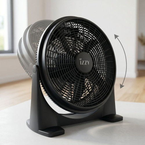 Izzy IZ-9034 Ανεμιστήρας Box Fan 100W 50cm Μαύρος Izzy IZ-9034 Ανεμιστήρας Box Fan 100W 50cm Μαύρος
