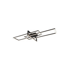 Trio Lighting Salinas Πλαφονιέρα Οροφής 100εκ. Μαύρη με Ενσωματωμένο LED 620310332