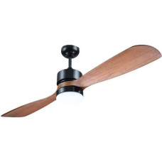 Eurolamp 300-25070 Ανεμιστήρας Οροφής 132cm με Φως και Τηλεχειριστήριο Μαύρος