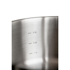 Fest Reflection Κατσαρόλα 20cm 2.5lt Ανοξείδωτη 18/10 με Γυάλινο Καπάκι Fest Reflection Κατσαρόλα 20cm 2.5lt Ανοξείδωτη 18/10 με Γυάλινο Καπάκι