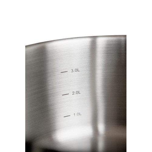 Fest Reflection Κατσαρόλα 20cm 2.5lt Ανοξείδωτη 18/10 με Γυάλινο Καπάκι Fest Reflection Κατσαρόλα 20cm 2.5lt Ανοξείδωτη 18/10 με Γυάλινο Καπάκι
