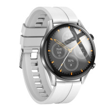 Hoco Y7 Smartwatch με Παλμογράφο Ασημί 1.39