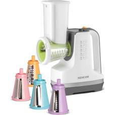 Sencor SSG 4500WH Κόφτης Λαχανικών & Φρούτων 150W Λευκός Πολυκόπτης με 5 Εξαρτήματα